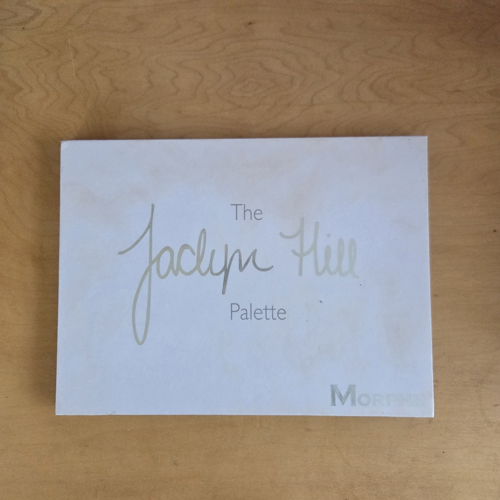 Morphe Jaclyn Hill Eyeshadow Palette - White Cover with Silver Script